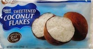 Sweetened Coconut Flakes, Sweetened