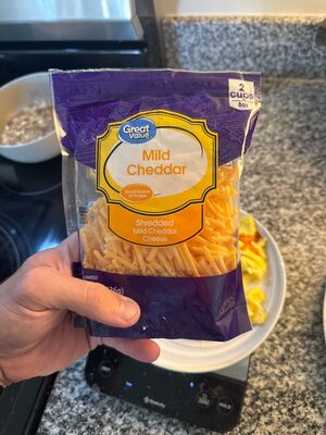 Mild Cheddar Shredded Cheese, Mild Cheddar