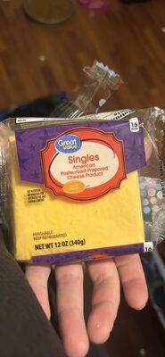 American Pasteurized Prepared Cheese Product Singles, American