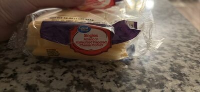 American Pasteurized Prepared Cheese Product Singles, American