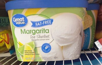 Margarita Lemon-Lime Fat-Free Ice Sherbet, Margarita Lemon-Lime