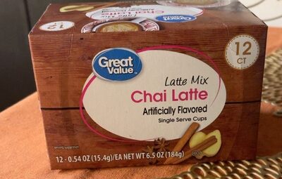 Chai Latte Drink Mix Single Serve Cups, Chai Latte
