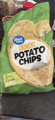 Sour Cream & Onion Potato Chips, Sour Cream & Onion