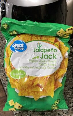 Jalapeno Jack Pepper Jack Cheese Tortilla Chips, Jalapeno Jack