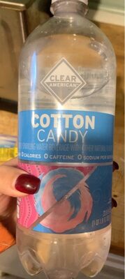 Cotton Candy Flavored Sparkling Water Beverage, Cotton Candy