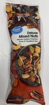 Deluxe Mixed Nuts Almonds, Cashews, Pistachios, Pecans & Macadamia Nuts, Deluxe Mixed Nuts