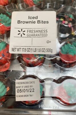 Iced Brownie Bites, Iced Brownie