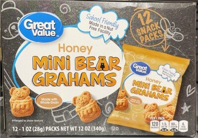 Honey Mini Bear Grahams, Honey