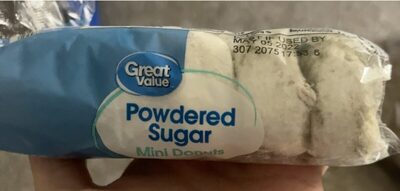 Powdered Sugar Mini Donuts, Powdered Sugar