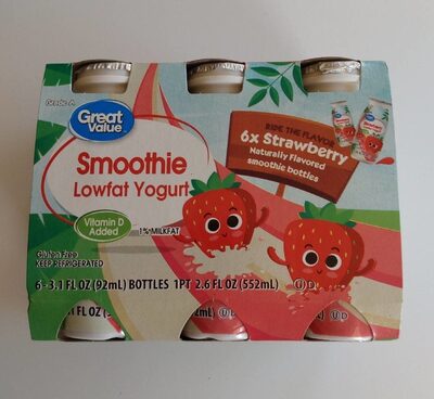 Strawberry Smoothie Lowfat Yogurt, Strawberry