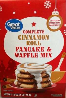 Cinnamon Roll Complete Pancake & Waffle Mix, Cinnamon Roll