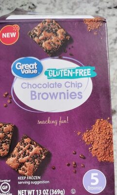 Chocolate Chip Gluten-Free Brownies, Chocolate Chip