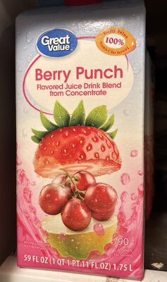 Berry Punch Flavored Juice Drink Blend, Berry Punch