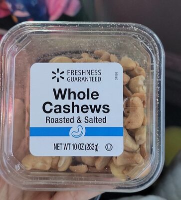 Roasted & Salted Whole Cashews, Roasted & Salted