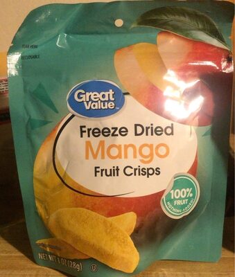 Mango Freeze Dried Fruit Crisps, Mango