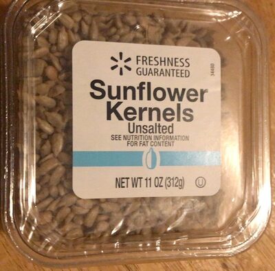 Unsalted Sunflower Kernels, Unsalted
