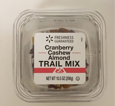 Cranberry Cashew Almond Trial Mix, Cranberry Cashew Almond