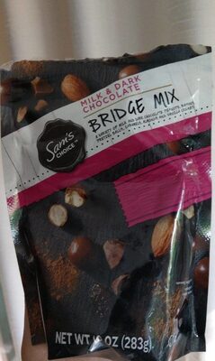 Milk & Dark Chocolate A Variety Of Milk And Dark Chocolate Peanuts, Raisins, Pretzel Balls, Caramels, Almonds And Vanilla Cremes Bridge Mix, Milk & Dark Chocolate