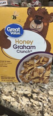 Honey Graham Crunch Sweetened Whole Grain Wheat And Corn Cereal, Honey Graham Crunch