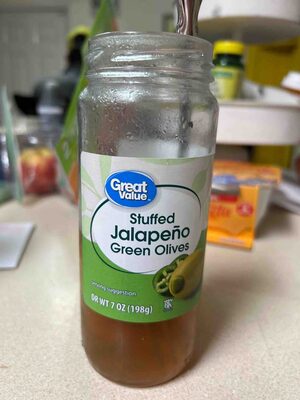 Jalapeno Stuffed Green Olives, Jalapeno
