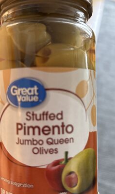 Pimiento Jumbo Queen Stuffed Olives, Pimiento
