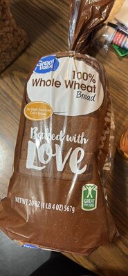 100% Whole Wheat Round Top Bread, 100% Whole Wheat