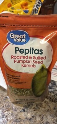 Roasted & Salted Pumpkin Seed Kernels Pepitas, Roasted & Salted Pumpkin Seed Kernels