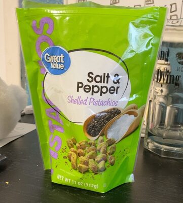 Salt & Pepper No Shell Pistachios, Salt & Pepper