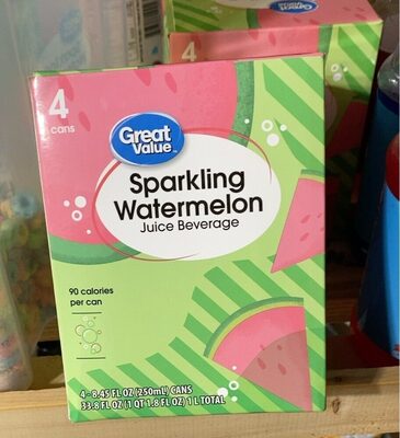 Watermelon Sparkling Juice Beverage, Watermelon