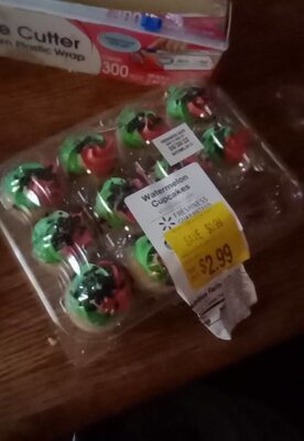 Watermelon Cupcakes, Watermelon