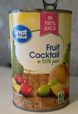 Fruit Cocktail In 100% Peach And Pear Juice From Concentrate, Peach And Pear Juice
