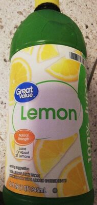 Lemon Juice, Lemon