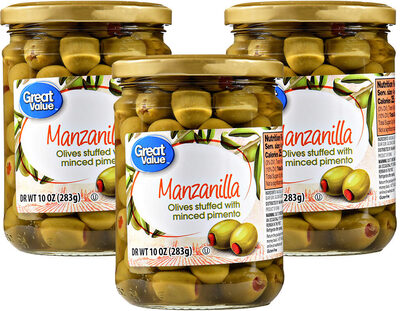 Stuffed Manzanilla Olives With Minced Pimento, Minced Pimento