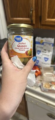 Stuffed Queen Olives With Minced Pimento, Minced Pimento