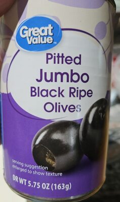 California Jumbo Pitted Ripe Olives, California