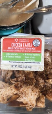 Fajita Seasoned Grilled White Meat Chicken Fully-Cooked Chicken Breast With Rib Meat, Fajita