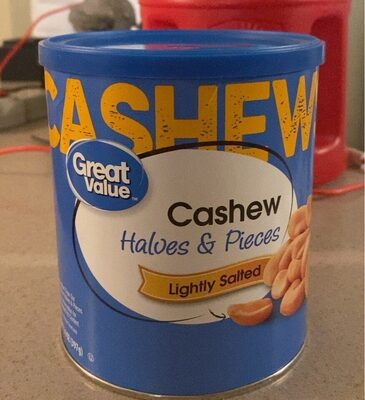 Lightly Salted Cashews Halves & Pieces, Lightly Salted