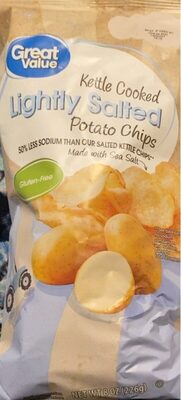 Lightly Salted Kettle Cooked Potato Chips, Lightly Salted
