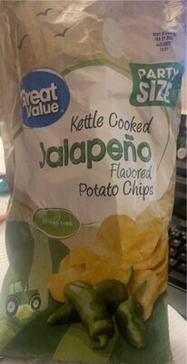 Jalapeno Kettle Cooked Potato Chips, Jalapeno