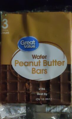 Peanut Butter Wafer Bars, Peanut Butter