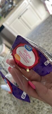 Fat Free Pasteurized Process Cheese Product Singles, Fat Free