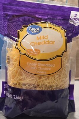 Mild Cheddar Finely Shredded Cheese, Mild Cheddar