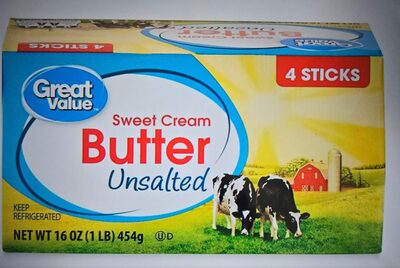 Unsalted Sweet Cream Butter, Unsalted Sweet Cream