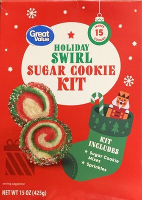 Holiday Swirl Sugar Cookie Kit, Holiday Swirl