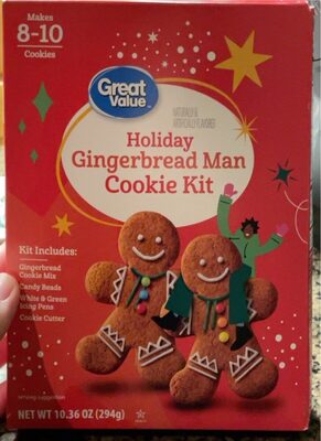 Gingerbread Man Cookie Kit, Gingerbread Man