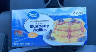 Blueberry Flavored Waffles, Blueberry