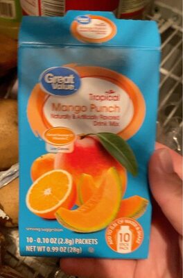Tropical Mango Punch Flavored Drink Mix, Tropical Mango Punch