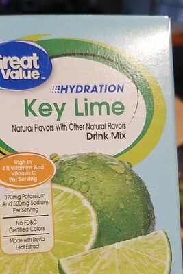 Key Lime Hydration Drink Mix, Key Lime