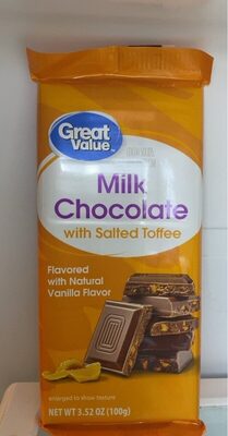 Vanilla Milk Chocolate With Salted Toffee, Vanilla With Salted Toffee