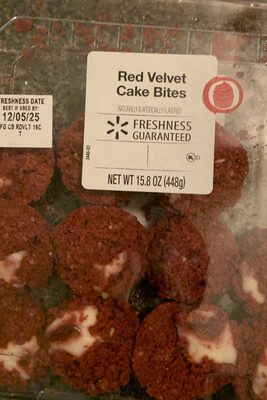 Red Velvet Cake Bites, Red Velvet